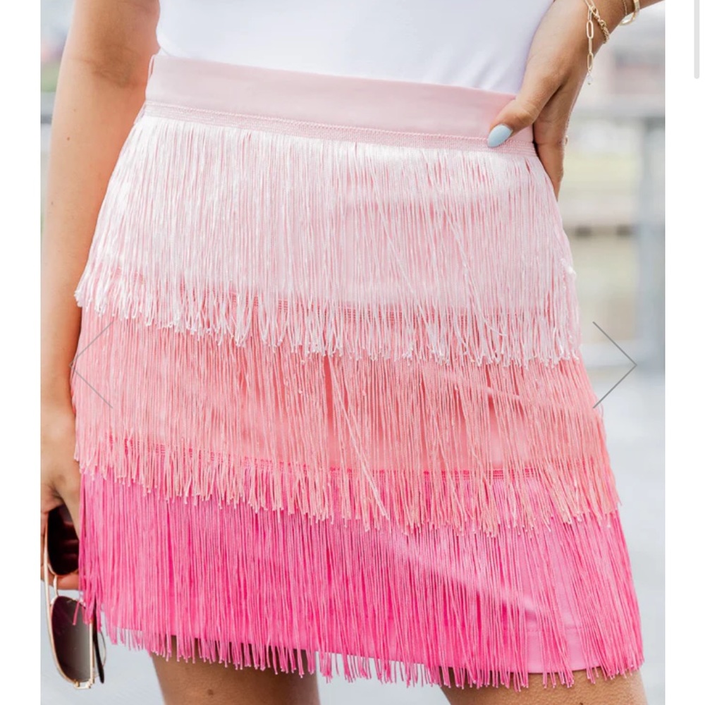 New with tags fringe skirt